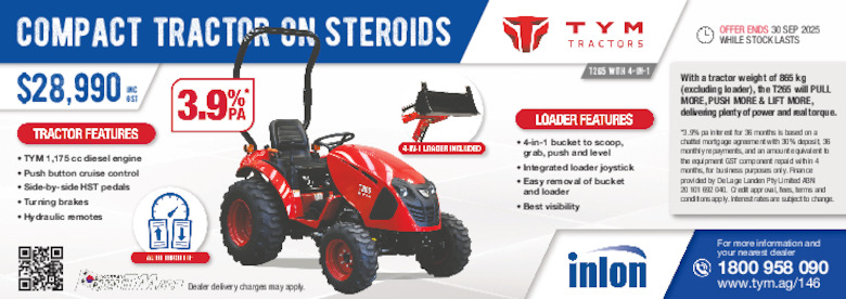 TYM T265 Compact on Steroids oe 30.9